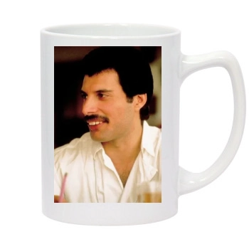 Freddie Mercury 14oz White Statesman Mug