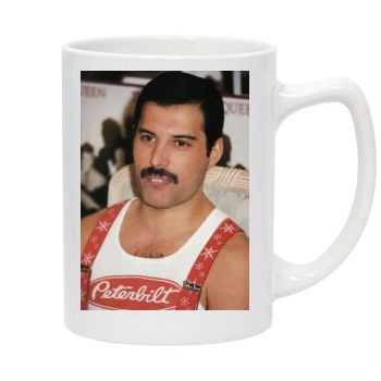 Freddie Mercury 14oz White Statesman Mug