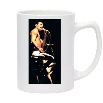 Freddie Mercury 14oz White Statesman Mug