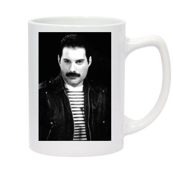 Freddie Mercury 14oz White Statesman Mug