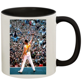 Freddie Mercury 11oz Colored Inner & Handle Mug