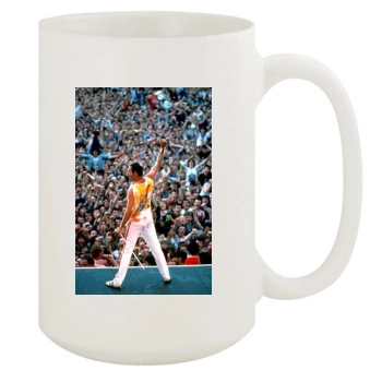 Freddie Mercury 15oz White Mug