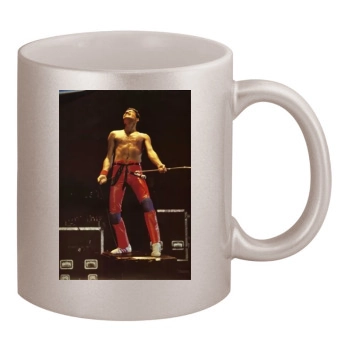 Freddie Mercury 11oz Metallic Silver Mug