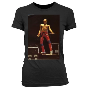 Freddie Mercury Women's Junior Cut Crewneck T-Shirt