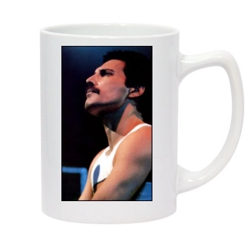 Freddie Mercury 14oz White Statesman Mug