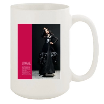 Freida Pinto 15oz White Mug