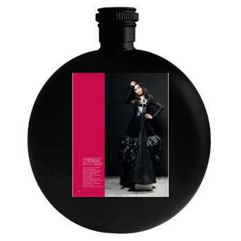 Freida Pinto Round Flask