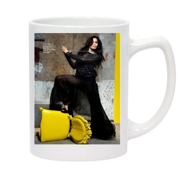 Freida Pinto 14oz White Statesman Mug