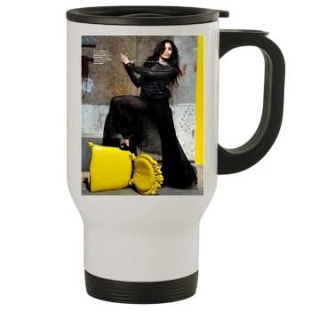 Freida Pinto Stainless Steel Travel Mug