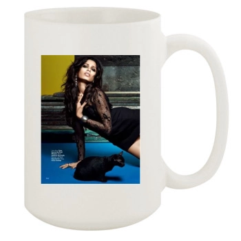 Freida Pinto 15oz White Mug