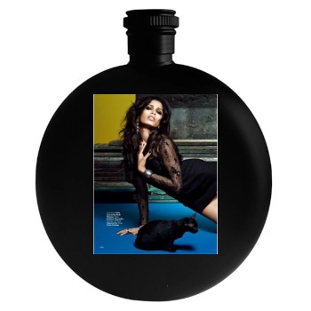 Freida Pinto Round Flask