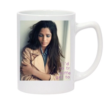 Freida Pinto 14oz White Statesman Mug