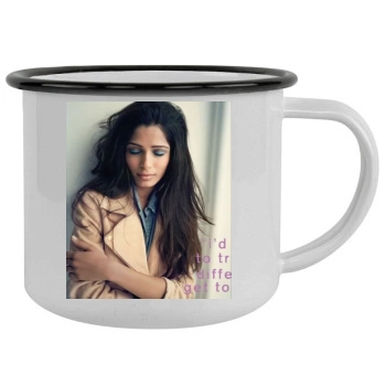 Freida Pinto Camping Mug