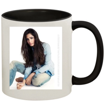 Freida Pinto 11oz Colored Inner & Handle Mug