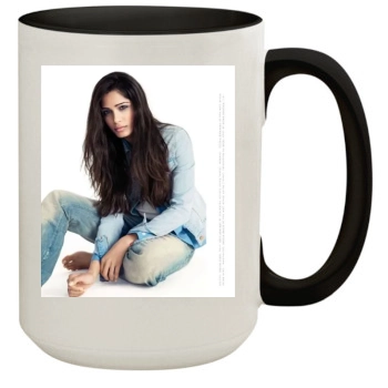 Freida Pinto 15oz Colored Inner & Handle Mug