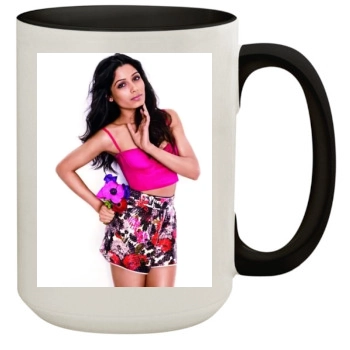 Freida Pinto 15oz Colored Inner & Handle Mug