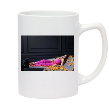 Freida Pinto 14oz White Statesman Mug