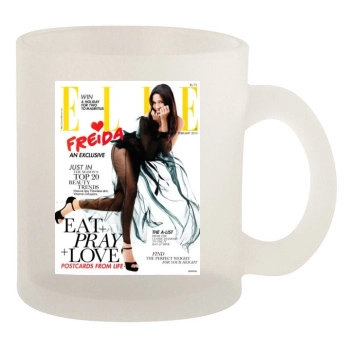 Freida Pinto 10oz Frosted Mug