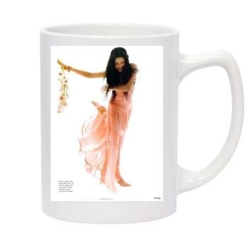 Freida Pinto 14oz White Statesman Mug