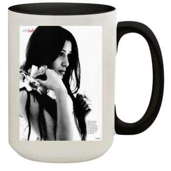 Freida Pinto 15oz Colored Inner & Handle Mug