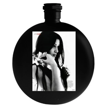 Freida Pinto Round Flask