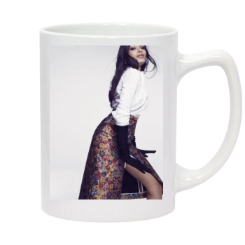 Freida Pinto 14oz White Statesman Mug