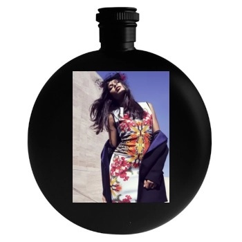 Freida Pinto Round Flask