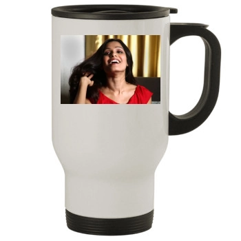 Freida Pinto Stainless Steel Travel Mug