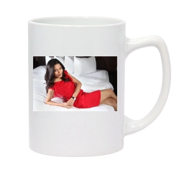 Freida Pinto 14oz White Statesman Mug