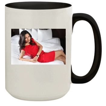 Freida Pinto 15oz Colored Inner & Handle Mug