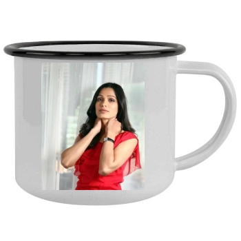 Freida Pinto Camping Mug