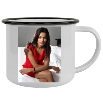 Freida Pinto Camping Mug