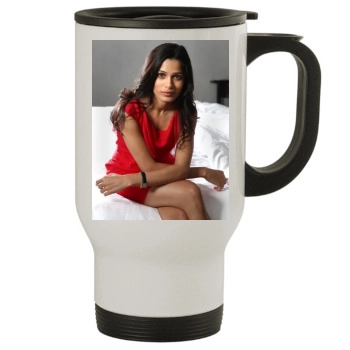 Freida Pinto Stainless Steel Travel Mug