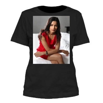 Freida Pinto Women's Cut T-Shirt