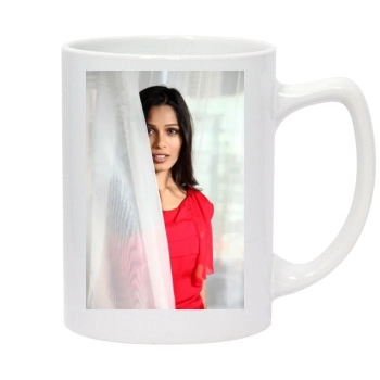 Freida Pinto 14oz White Statesman Mug