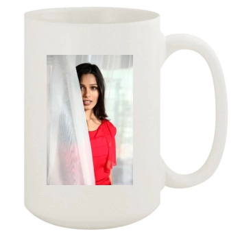 Freida Pinto 15oz White Mug