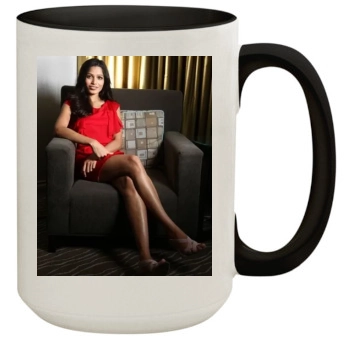 Freida Pinto 15oz Colored Inner & Handle Mug