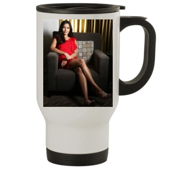 Freida Pinto Stainless Steel Travel Mug