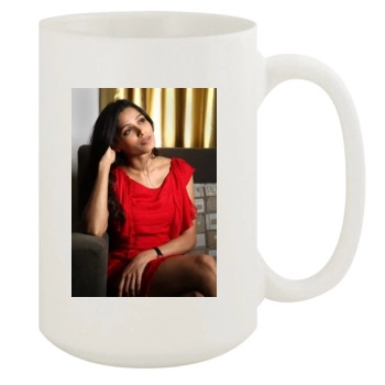 Freida Pinto 15oz White Mug