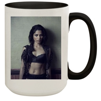 Freida Pinto 15oz Colored Inner & Handle Mug