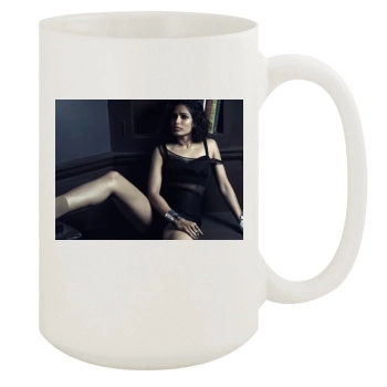 Freida Pinto 15oz White Mug