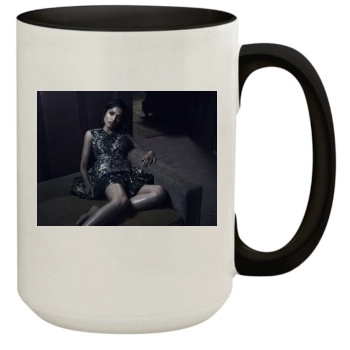 Freida Pinto 15oz Colored Inner & Handle Mug