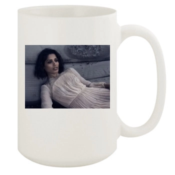 Freida Pinto 15oz White Mug