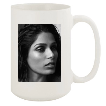 Freida Pinto 15oz White Mug