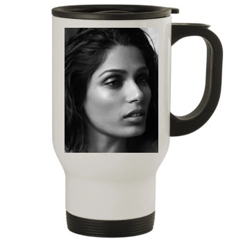 Freida Pinto Stainless Steel Travel Mug