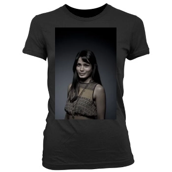 Freida Pinto Women's Junior Cut Crewneck T-Shirt