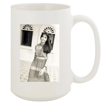 Freida Pinto 15oz White Mug