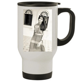 Freida Pinto Stainless Steel Travel Mug