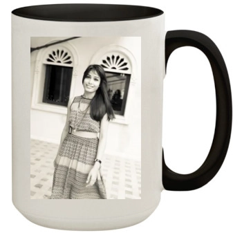 Freida Pinto 15oz Colored Inner & Handle Mug