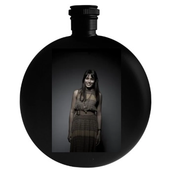 Freida Pinto Round Flask